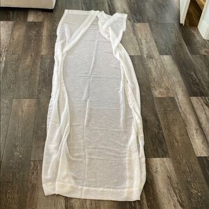 Sheer White Curtains